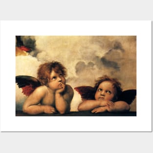 Sistine Madonna Angels by Raphael Posters and Art